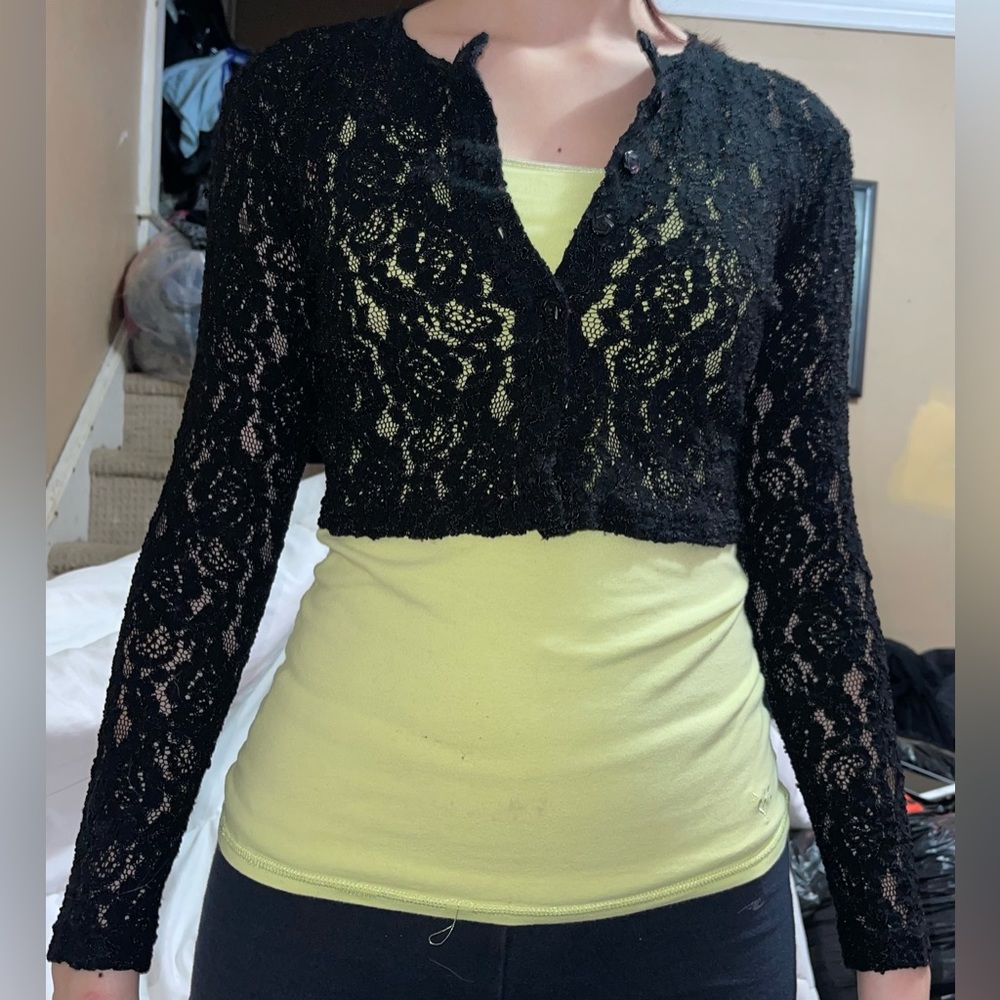 Vintage Le Chateau Lace Cover Up